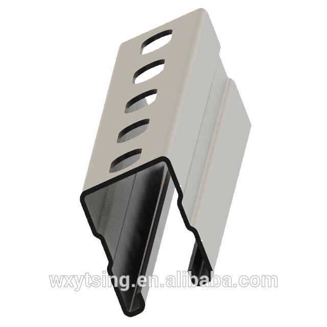 YD-MP-2028 41X52MM Anti-Seismic Bracing System Hot Dip Perforated C Steel C Purlin