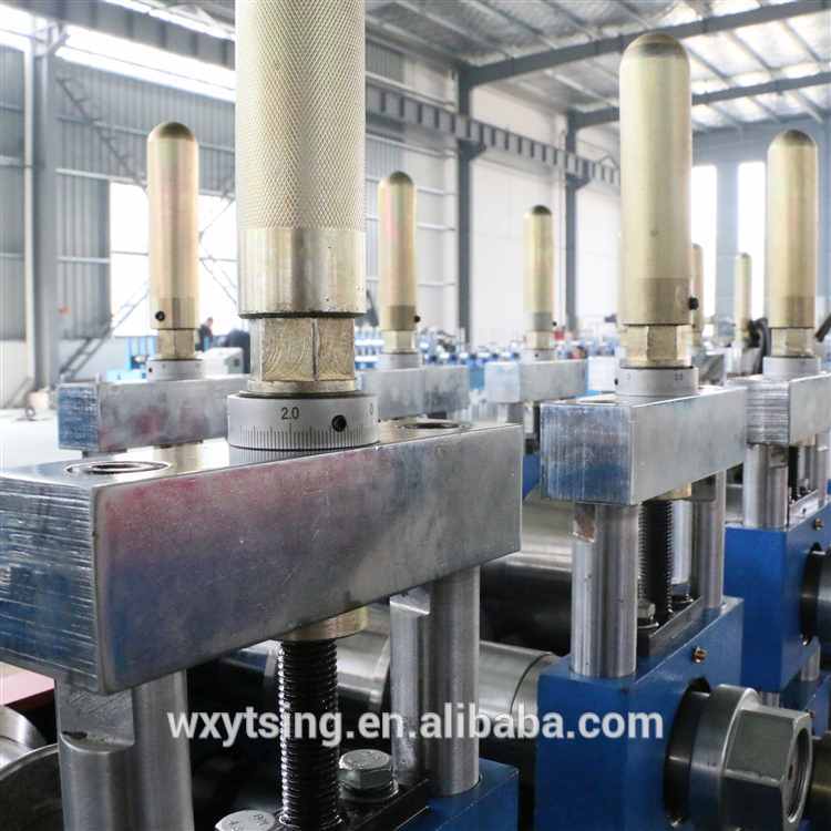Steel Scaffolding Ladder Side C Slotted Roll Forming Machine