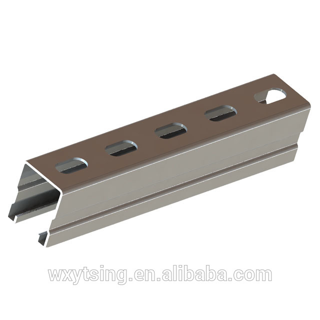 Anti-Seismic Bracing System Iron Perforated C Profiled C Section
