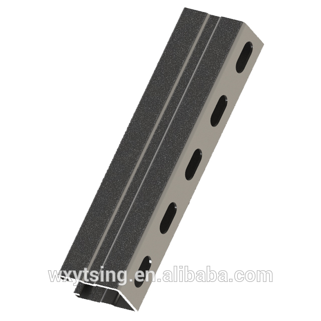 Anti-Seismic Bracing System Carbon Steel Perforated C Bracket C Beam