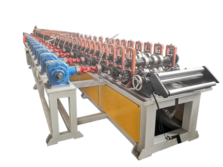 High Precision Elevator Guide Rail Cold Roll Forming Equipment With Punching Holes 