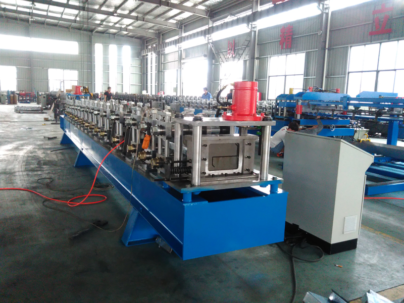 Automatic Z shaped Roll Forming Machine with Hydraulic Pre-punching